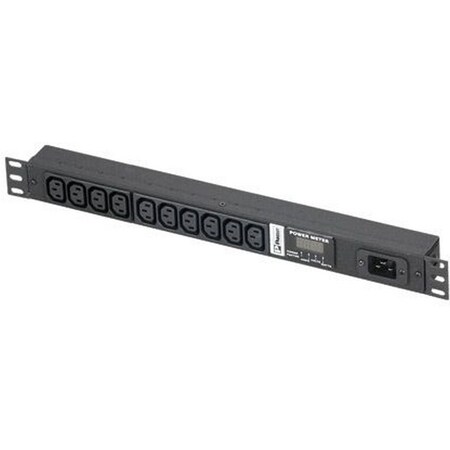 Panduit HORIZONTAL POWER STRIP, 15 A, 120V, 10 NEMA 5-15R, RECEPTACLES, WITH PN1A1B0BA10B1
